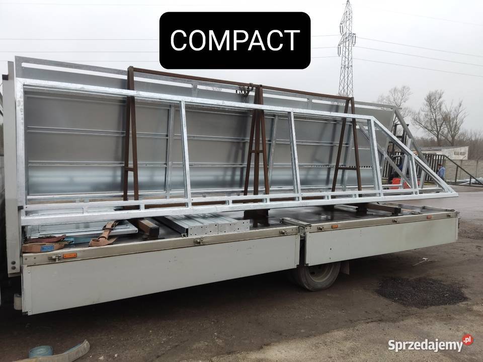 Brama przesuwna rama stelaż 5m COMPACT ocynk Nowa Sól