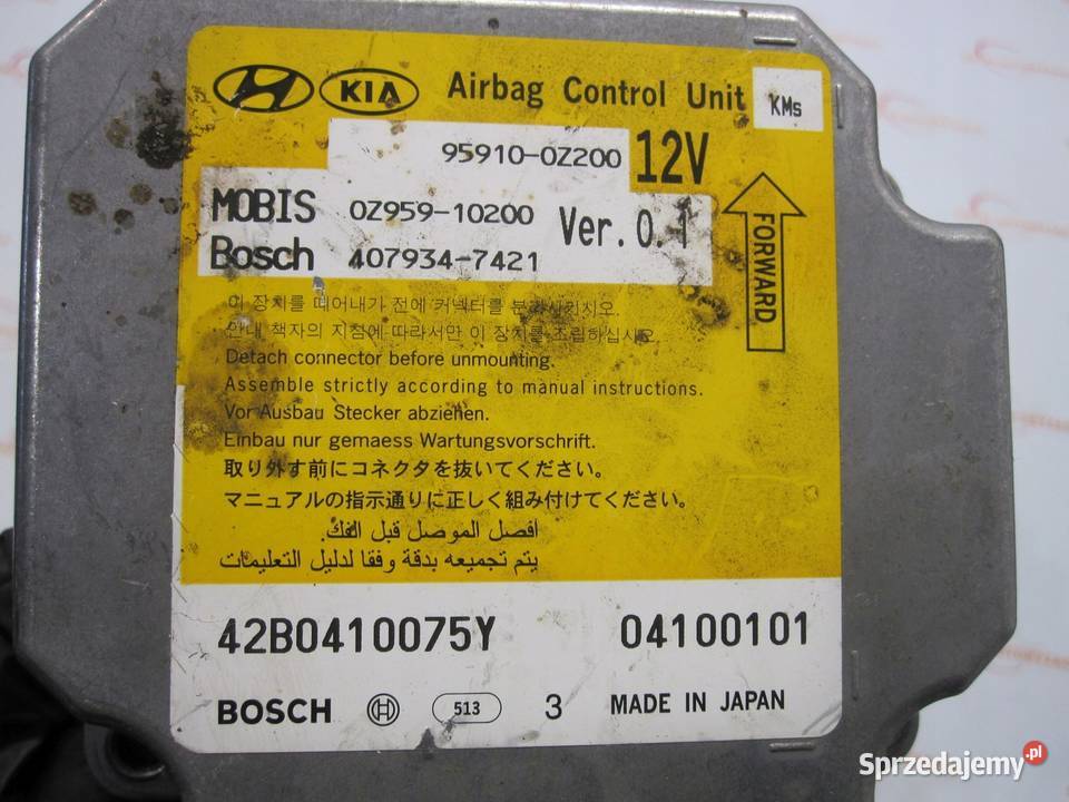 KIA SPORTAGE II LIFT 10r moduł poduszek Kielce sprzedam