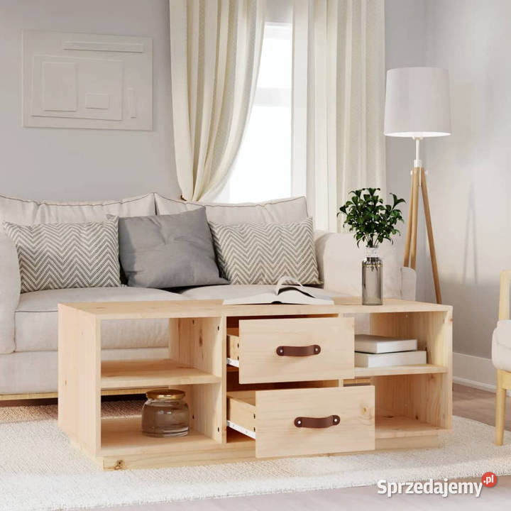 Stolik kawowy 100x50x41 lite drewno sosnowe Warszawa