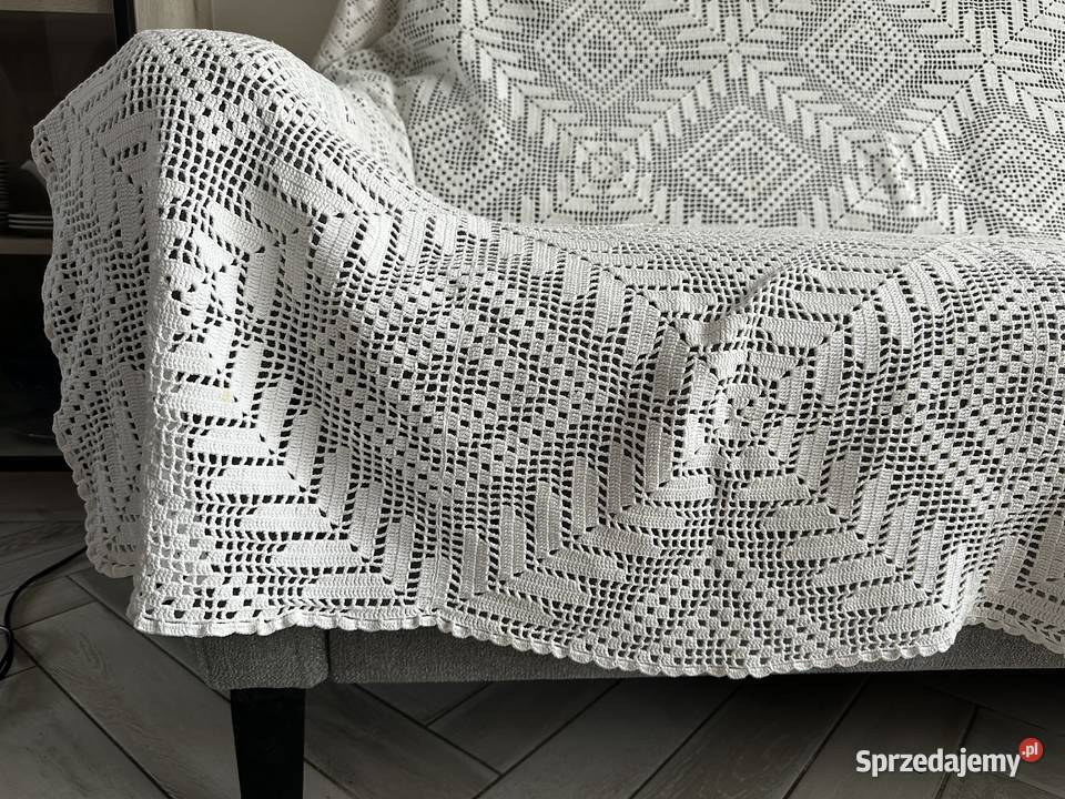 Narzuta Boho na łóżko rękodzieło szydełko łódzkie Łódź