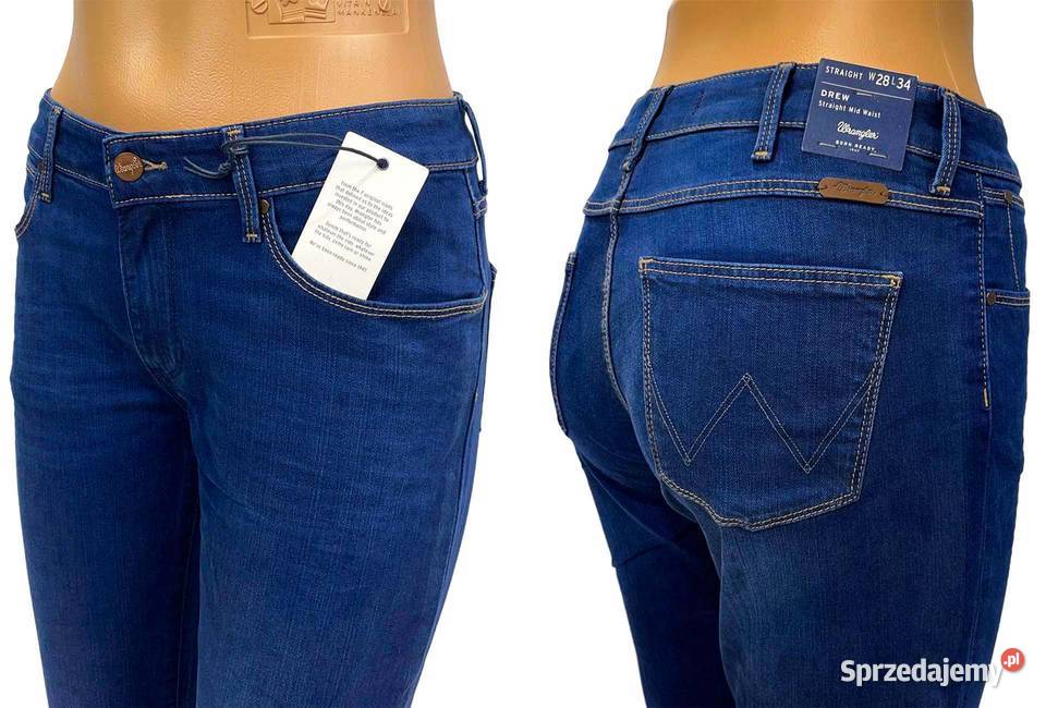 Spodnie damskie Wrangler Drew Sea Bird W28 L34 warmińsko-mazurskie Pisz