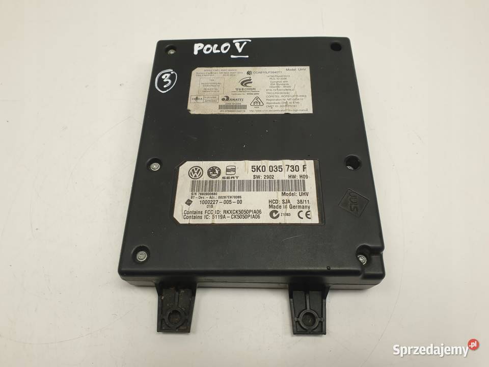 VW Polo V MODUL BLUETOOTH Sterownik 5K0035730F lubelskie Chełm