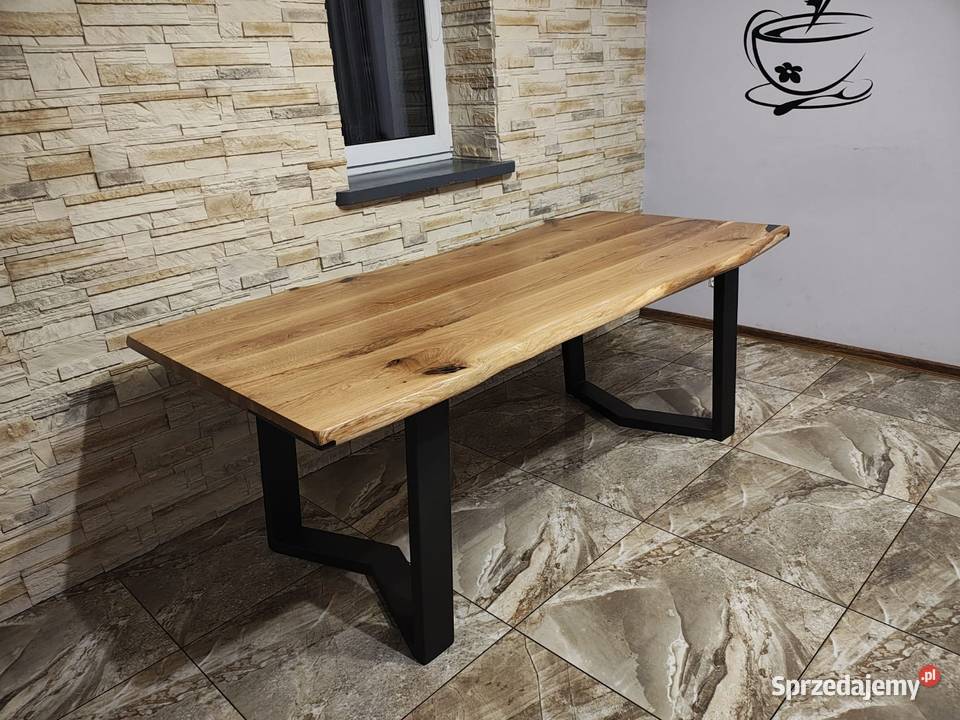 Stół dębowy 200 z dodatkiem żywicy Annopol