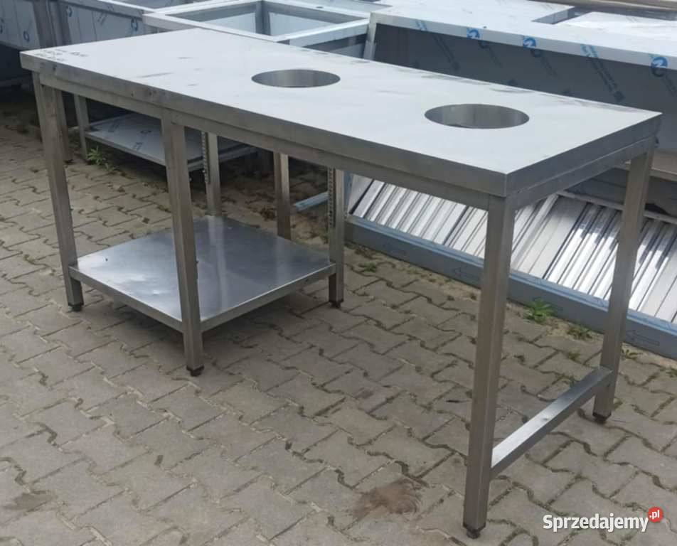 Stół z Dwiema Dziurami Na Odpady 1807085 S 1079O Ostrów Wielkopolski