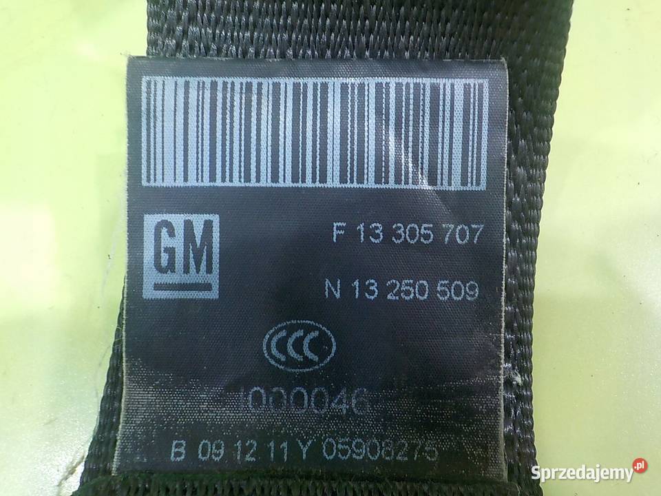 OPEL MERIVA B 13 CDTI 12r 5D pas bezpieczenstwa Suków