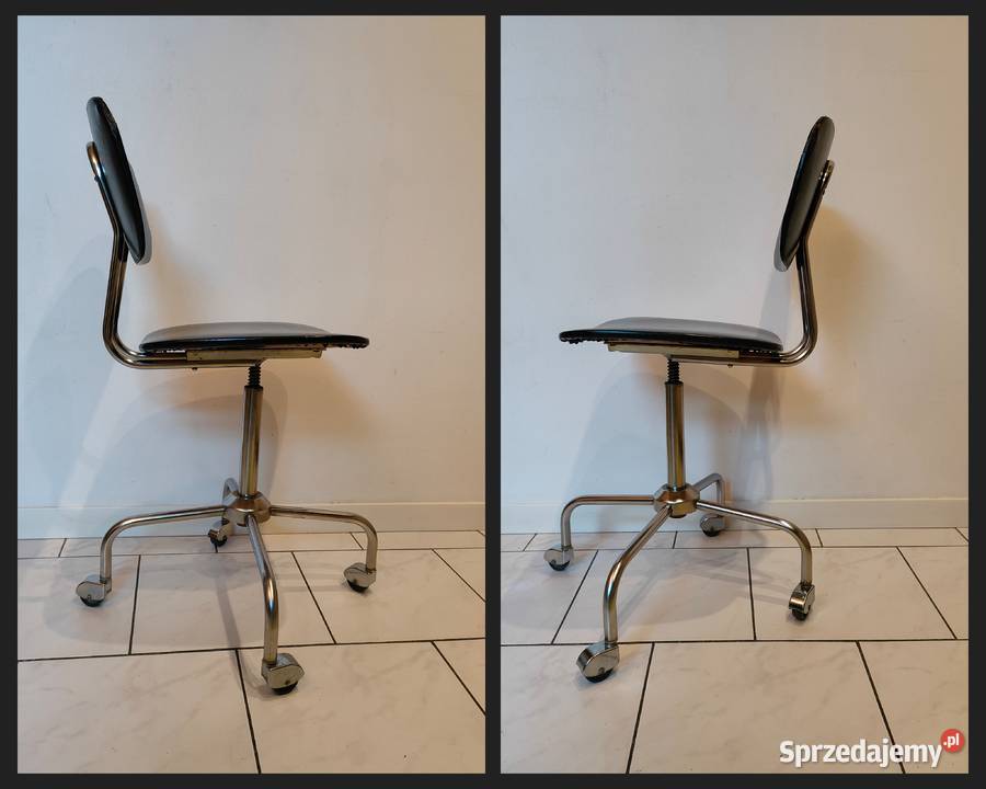 Krzesło obrotowe vintage lata 70