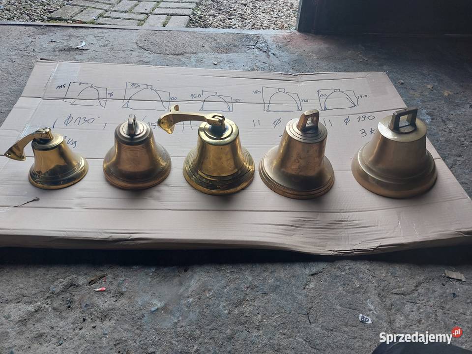 Dzwony mosiężne Miłków sprzedam