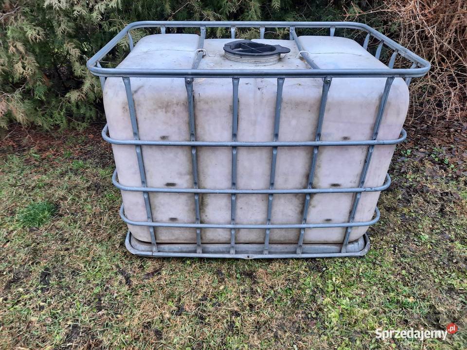 Mauzer beczka zbiornik iglo wodzie Sejny