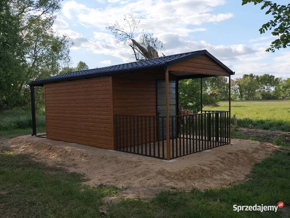 Domek ogrodowy 3x4m zadaszenie 32 31 m złoty dąb Wrocław sprzedam