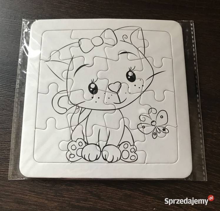 Puzzle do malowania mazakami Artykuły szkolne podlaskie