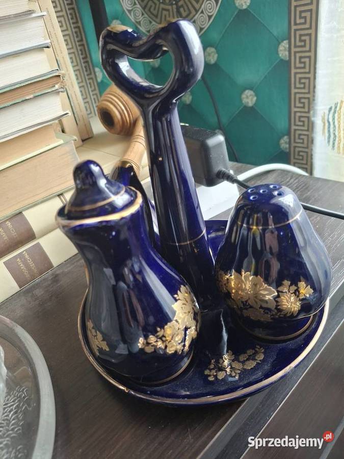 Kabaret porcelana kobalt Warszawa