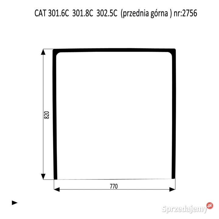 SZYBA PRZEDNIA CAT 3016C 3018C 3025C świętokrzyskie Kielce sprzedam