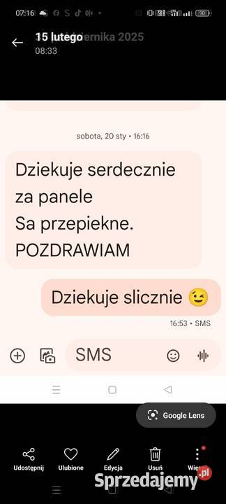 Panele okienne firany szyte na wymiar Łódź
