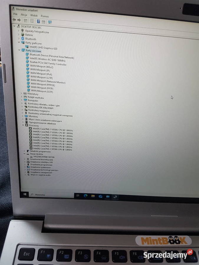 Notebooks bto N141WU i78550u Opole sprzedam