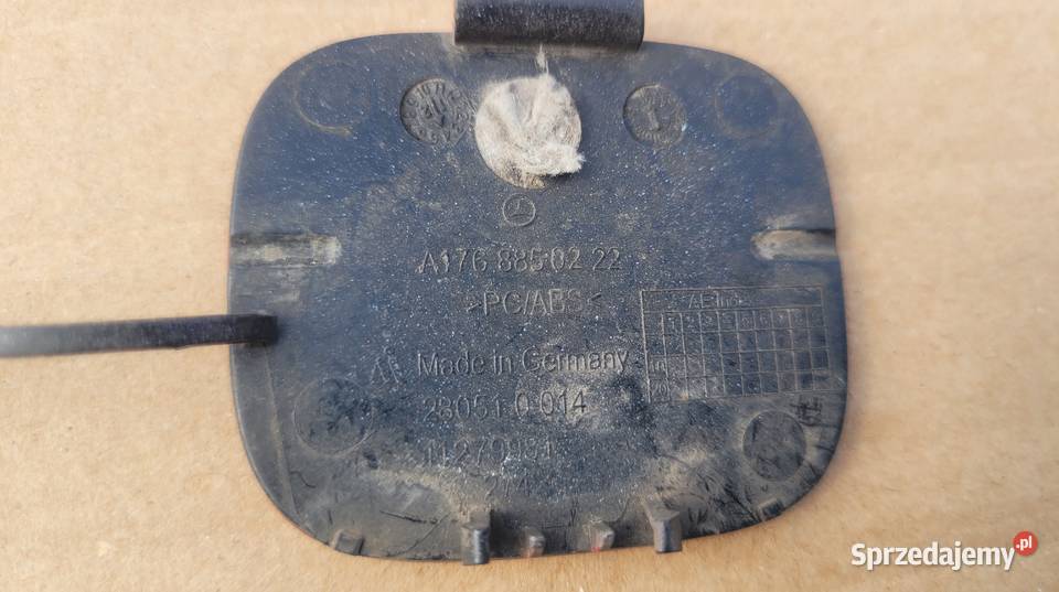 MERCEDES W176 1215 ZAŚLEPKA HAKA ZDERZAKA TYL Ruda Śląska sprzedam