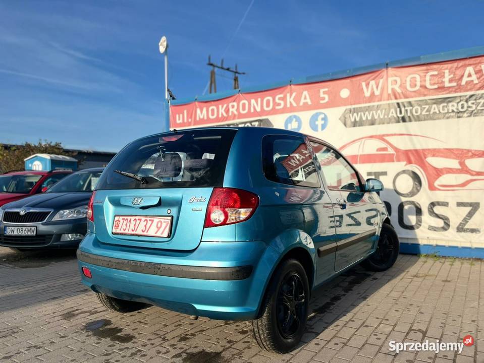 Hyundai Getz 14 Benzyna Klimatyzacja Elektryka Wrocław