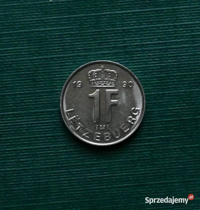 LUKSEMBURG 1 frank 1990r Gliwice
