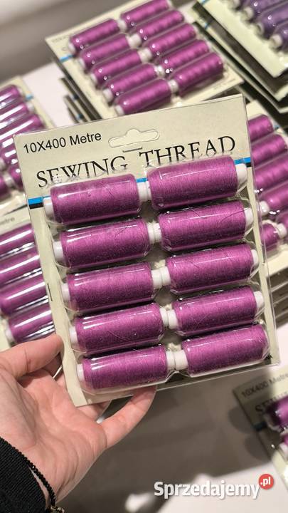 Zestaw nici do szycia 4x10 sztuk mazowieckie