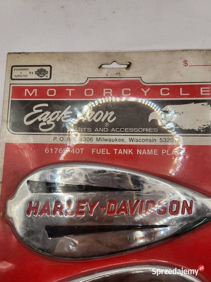 EMBLEMAT EMBLEMATY NA BAK ZBIORNIK HARLEY VL WLA śląskie Rybnik