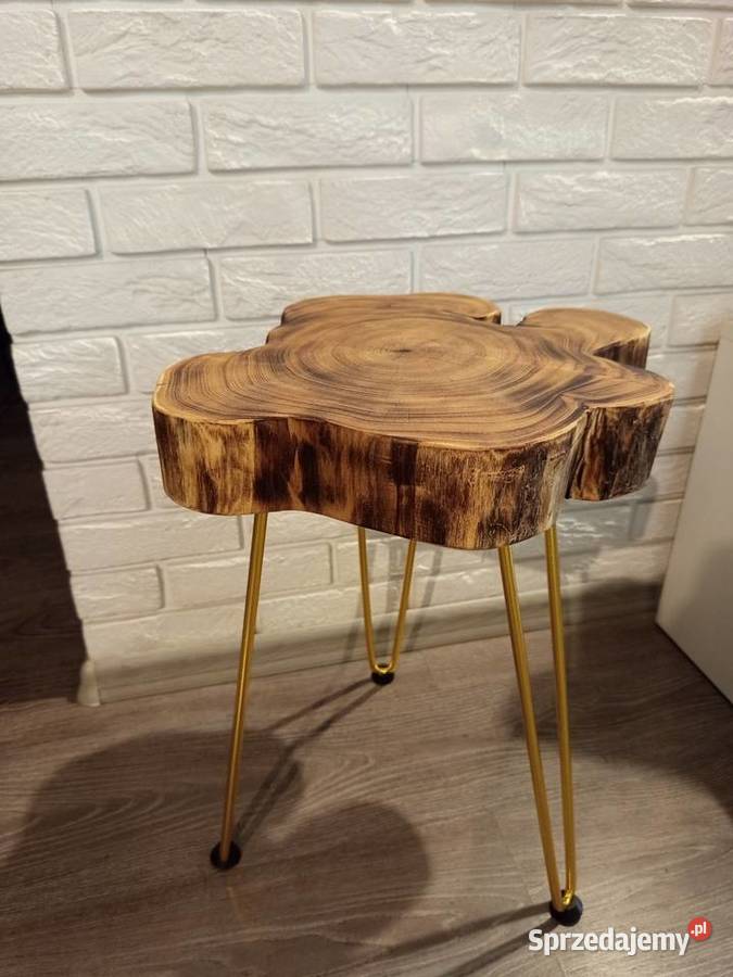 Stolik z plastra drewna Wyprzedaż Wrocław sprzedam