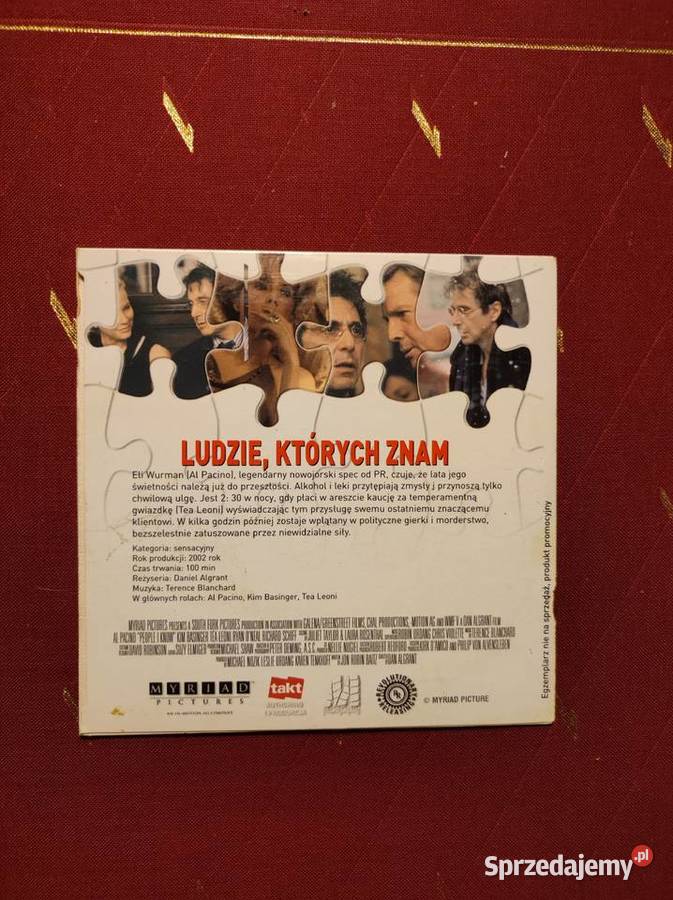 Al Pacino Kim Basinger i Ta Leoni Ludzie których Kielce sprzedam