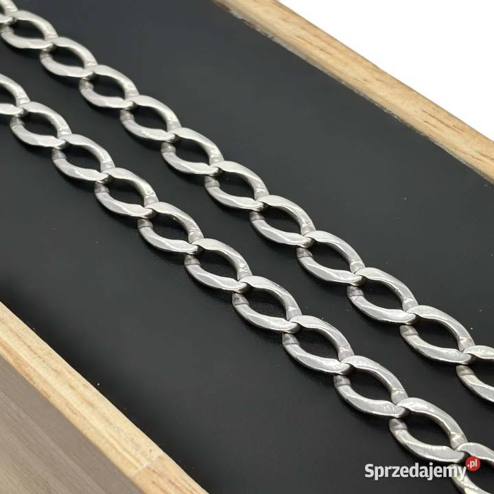 Srebrny Łańcuszek Próby 925 2625g Długość 62 warmińsko-mazurskie