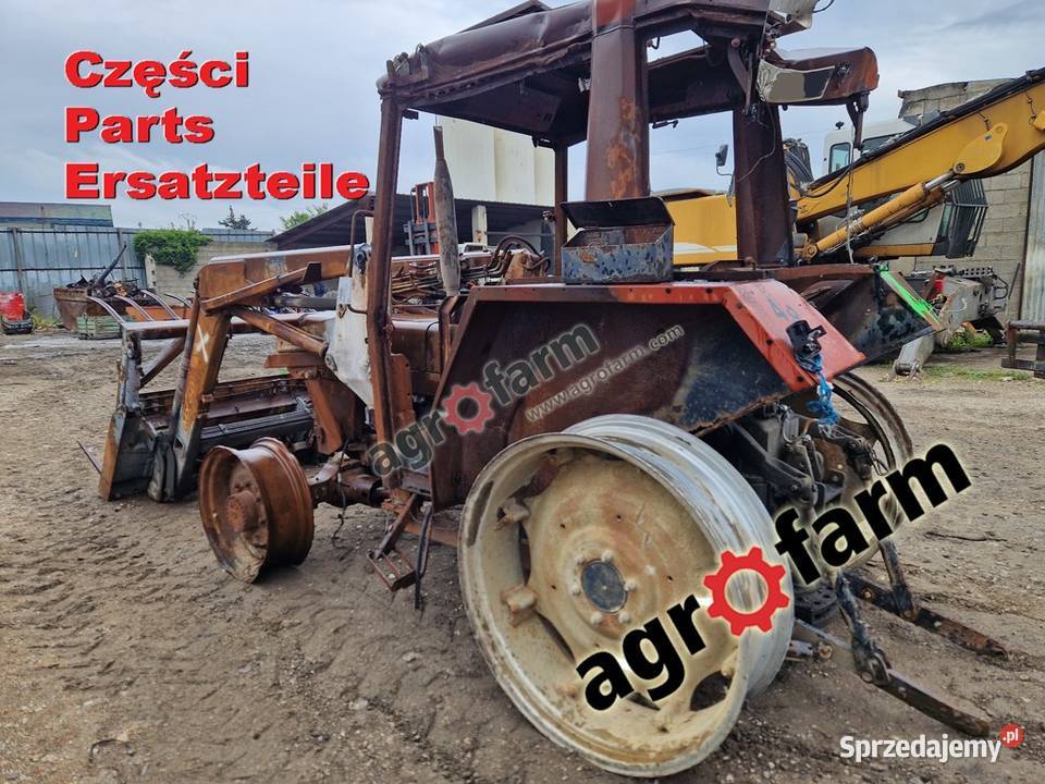 Case 633 części skrzynia biegów silnik most oś Byków