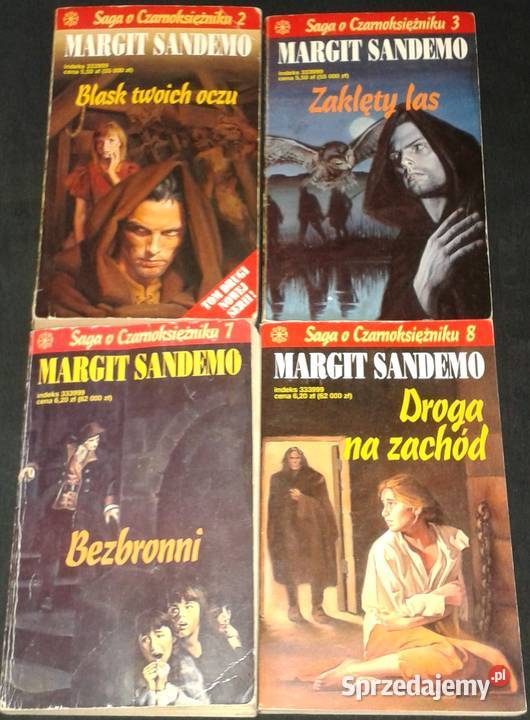 Saga o Czarnoksiężniku 4 części Margit Sandemo Pozostałe Chełm
