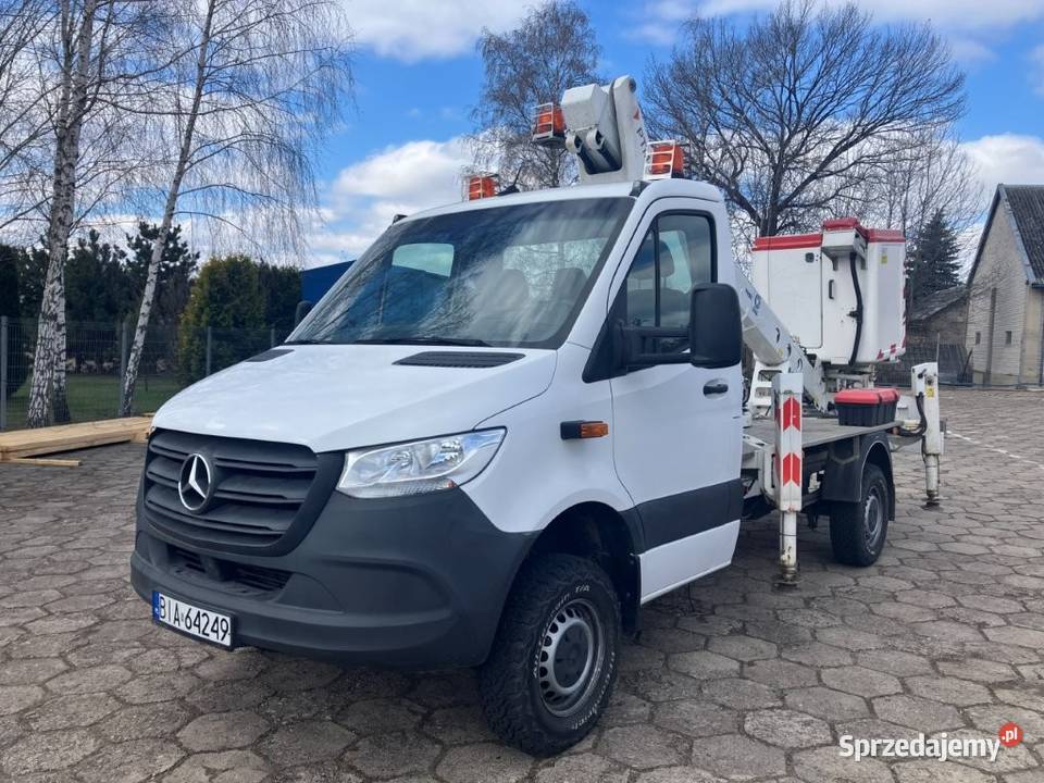 Podnośnik koszowy Bumar PTM16E27 Mercedes Łyski sprzedam