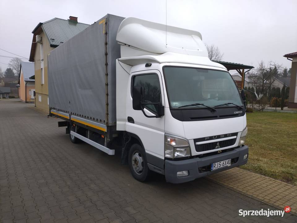 Mitsubishi FUSO Canter 3c15 plandeka 10 palet Rok produkcji 2010 Mitsubishi Jasło