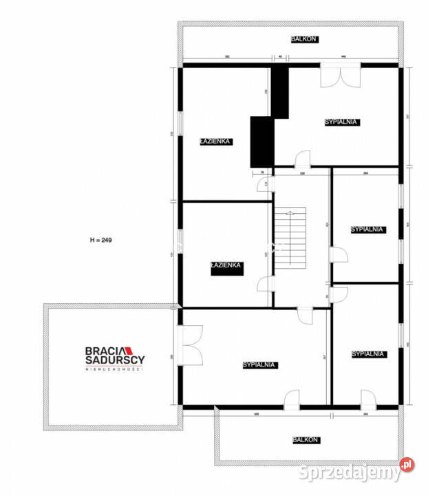 Dom wolnostojący Krzyszkowice 376m2 sprzedam