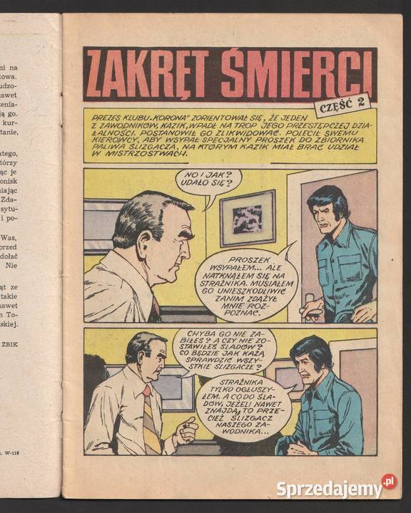 KAPITAN ŻBIK ZAKRĘT ŚMIERCI 1974 Łódź sprzedam