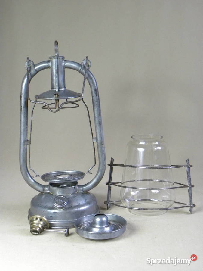 Stara niemiecka lampa naftowa Rhewum St2 Legnica