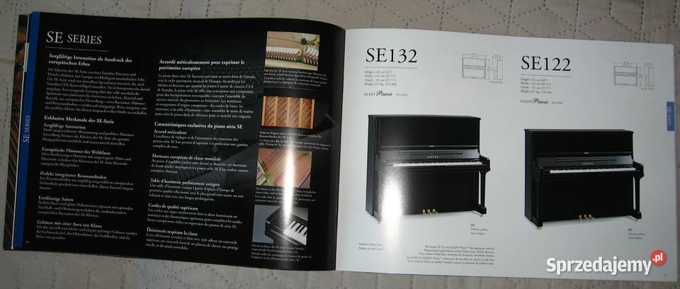 Yamaha Pianos catalog katalog pianin Kępice