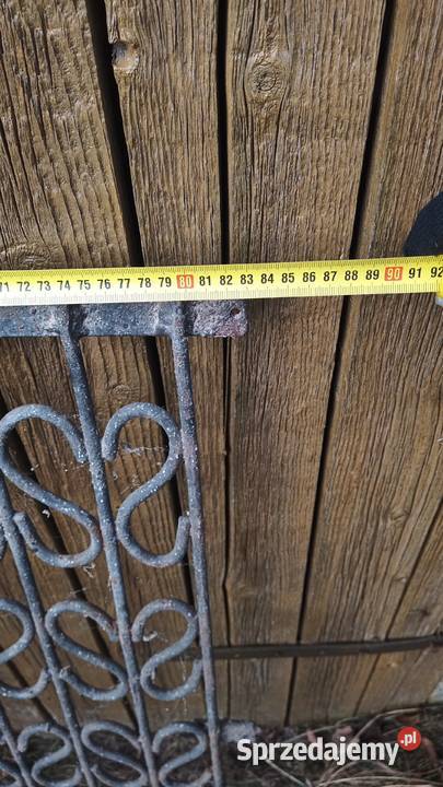 Ozdobnażelazna krata do renowacji PRL Łódź