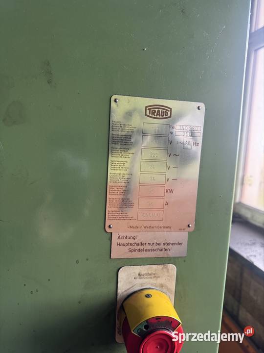 Tokarka Traub TND360 tx8 Biznes i Przemysł