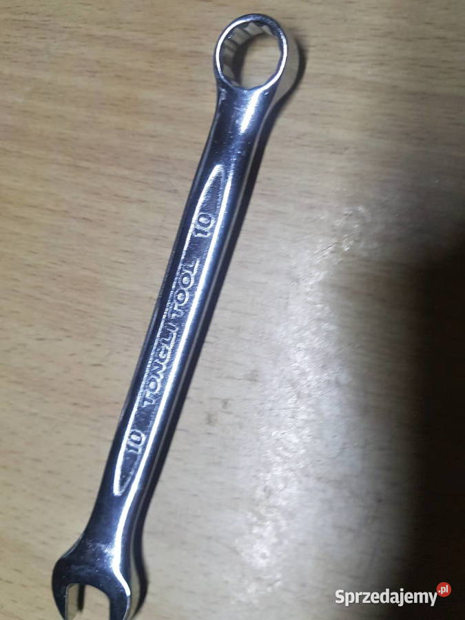 Klucz płasko oczkowy 10mm stal chromowowanadowa Głogowa