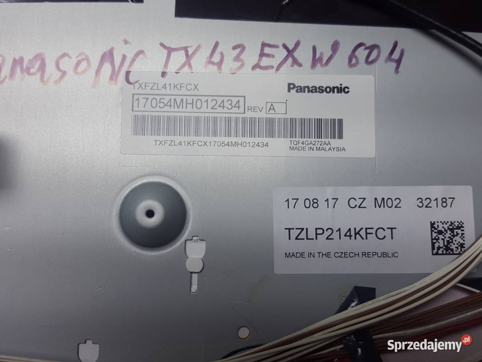 Panasonik TX43EXW604 led 4K zbita matryca DVI Telewizory Sosnowiec