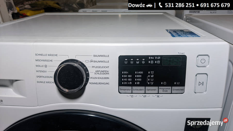 Pralka Samsung 7 AdWash 1400 obrmin transport 85cm kujawsko-pomorskie Dobrzyń nad Wisłą