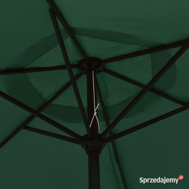 Parasol zielony 200 x 224 aluminium WM47205 Warszawa