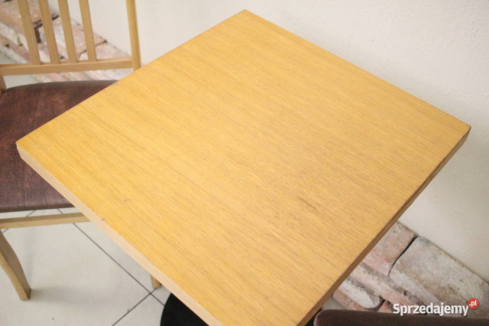 Stoliki do lokalu punktu gastronomicznego DREWNO Gastronomia śląskie Pszczyna