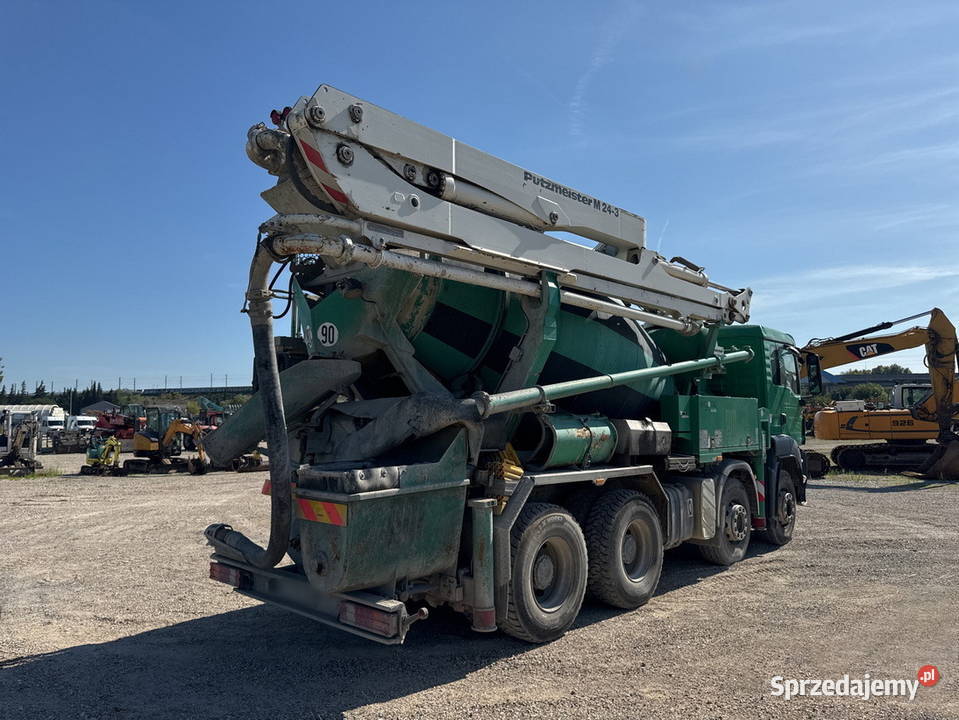 Pompogruszka MAN TGS 35480 8x4 Putzmeister M243 Betonomieszarki Kraków