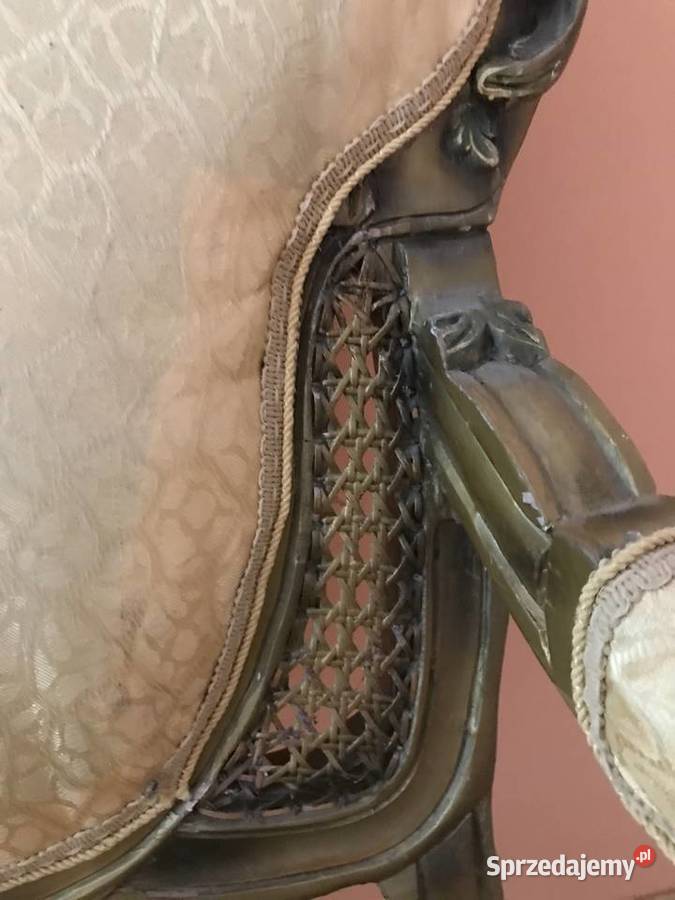 fotel tron antyk Strzegom