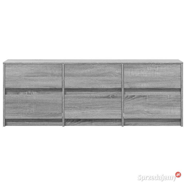 Szafka pod TV z LED szary dąb sonoma 140x34x50 Warszawa