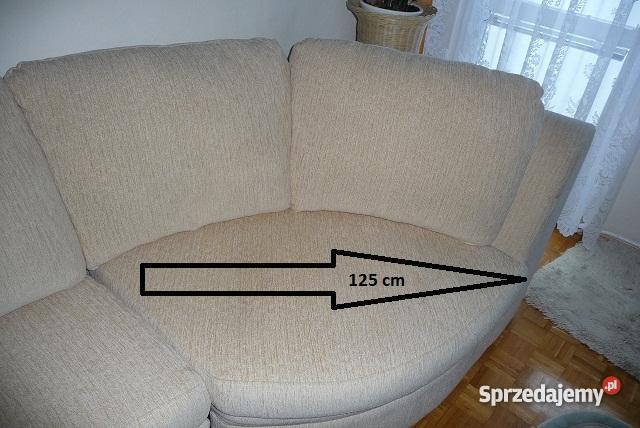 Komfortowa kanapa narożna Szynaka meble tkanina