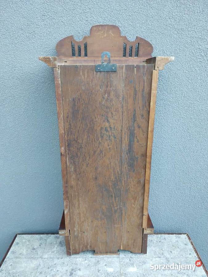 S096 Skrzynia obudowa starego zegara fazowane