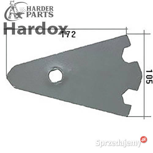 Płoza przednia HARDOX 3401903S AK12W części do Części zamienne Suwałki