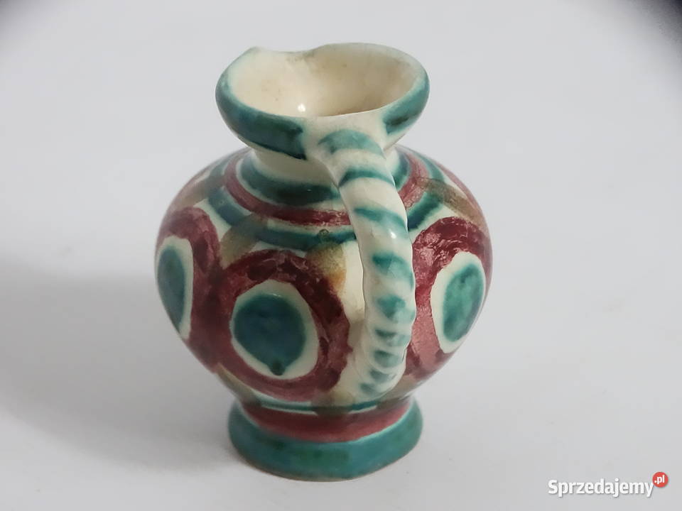 Uroczy Mini Dzbanek Allguer Keramik Handarbeit Biłgoraj