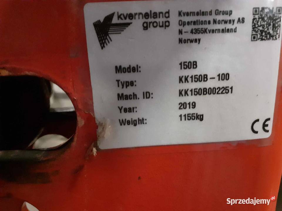 Sprzedam Pług Rolniczy Kverneland 150B nieuszkodzony Niedarczów Dolny-Kolonia