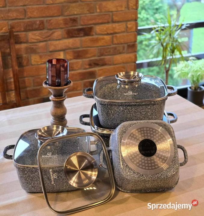 Garnki brytfanki marmurowe Garnki i szybkowary Łódź